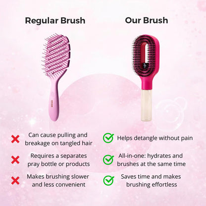 2-in-1 Mister Hair Brush