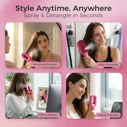 2-in-1 Mister Hair Brush